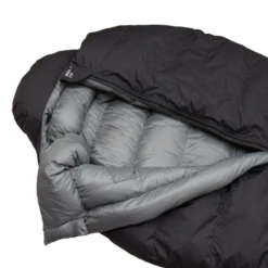 Ray Mears 3-Season Down Sleeping Bag - Black Bear -GearTrail Sales Shop Black Opening