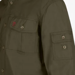 Fjallraven Singi Trekking Shirt - Dark Olive -GearTrail Sales Shop Fjallraven Singi Trekking2