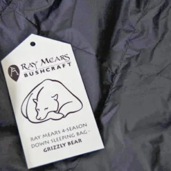 Ray Mears 4-Season Down Sleeping Bag - Grizzly Bear -GearTrail Sales Shop Grizzly label