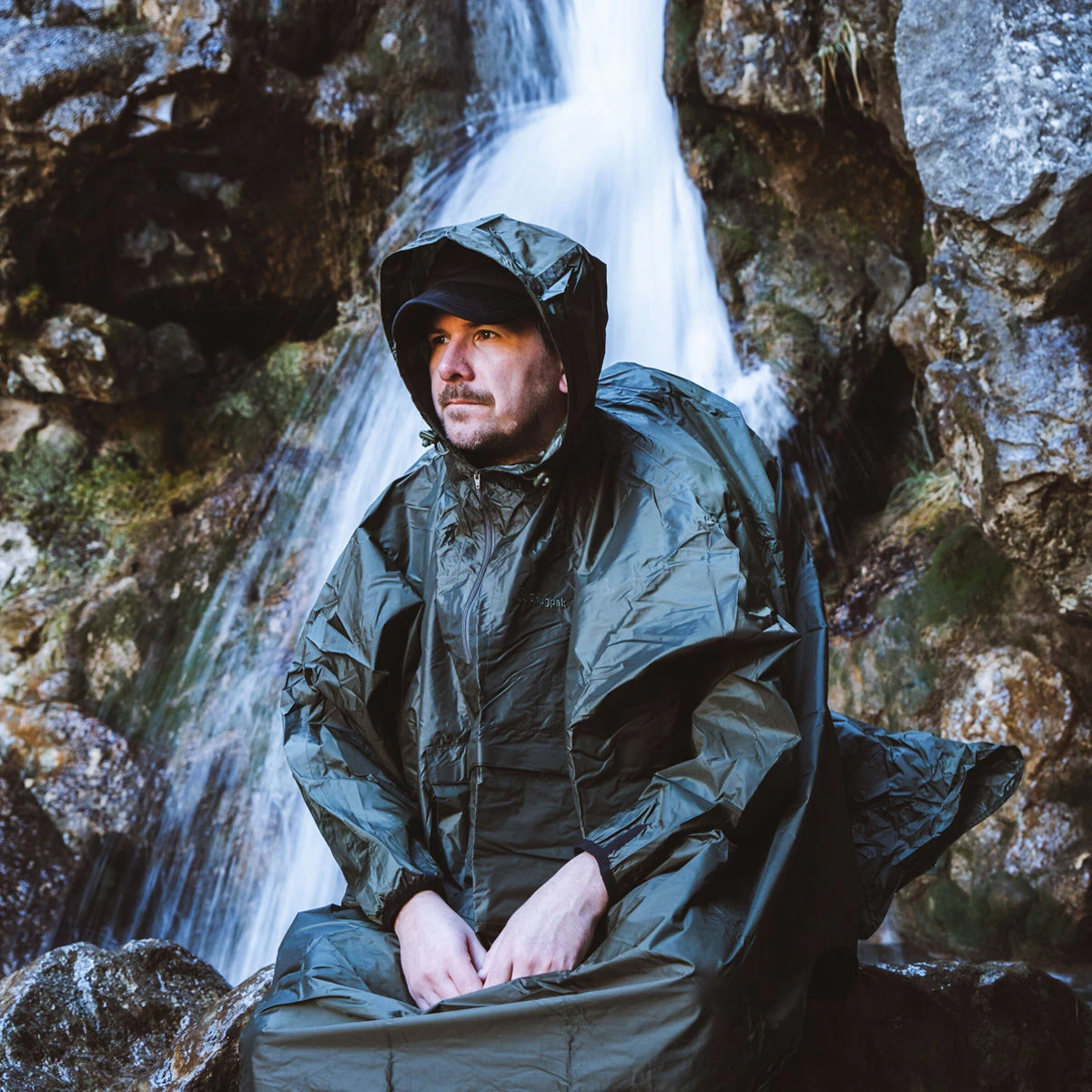 Snugpak Enhanced Patrol Poncho - Olive 3 Snugpak Enhanced Patrol Poncho - Olive - Image 3